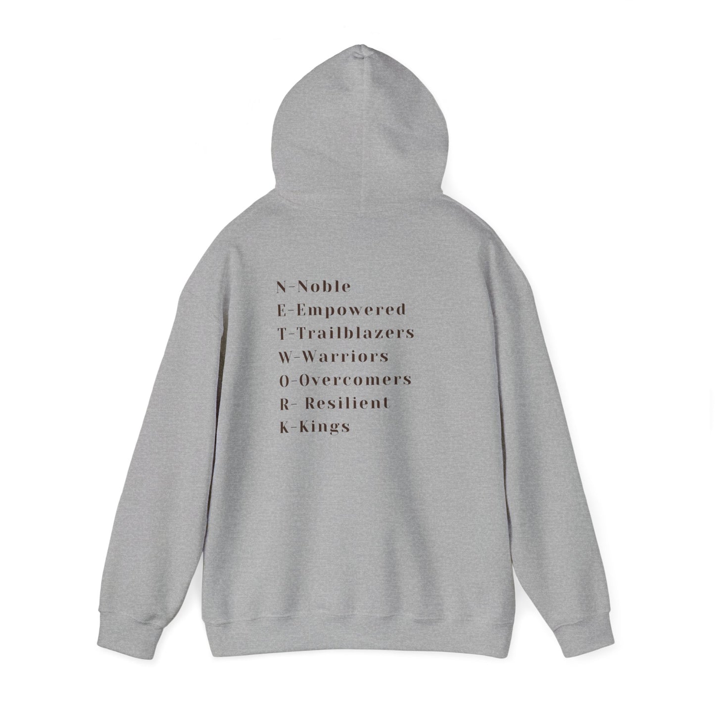 Hooded Sweatshirt - Brown Men 'Do' Network Fashion Forward Matching Spouse