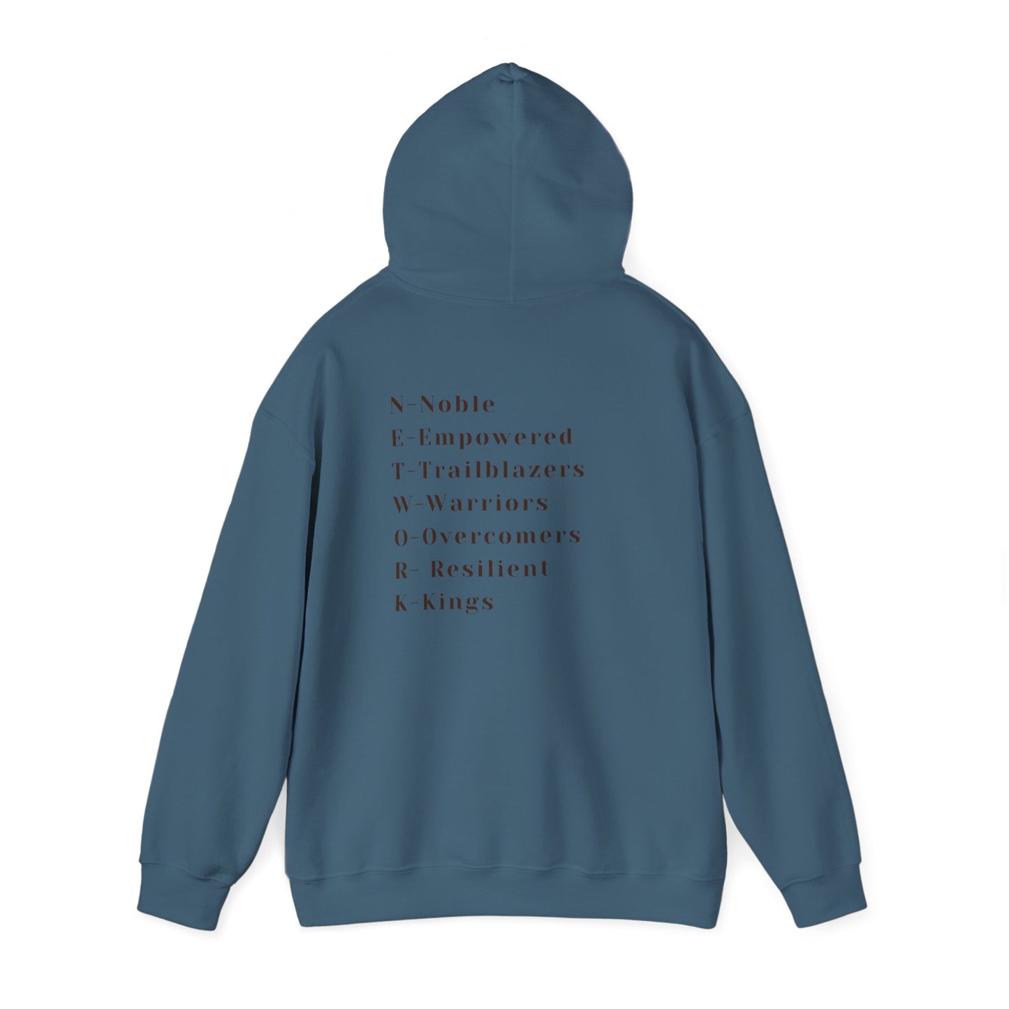 Hooded Sweatshirt - Brown Men 'Do' Network Fashion Forward Matching Spouse