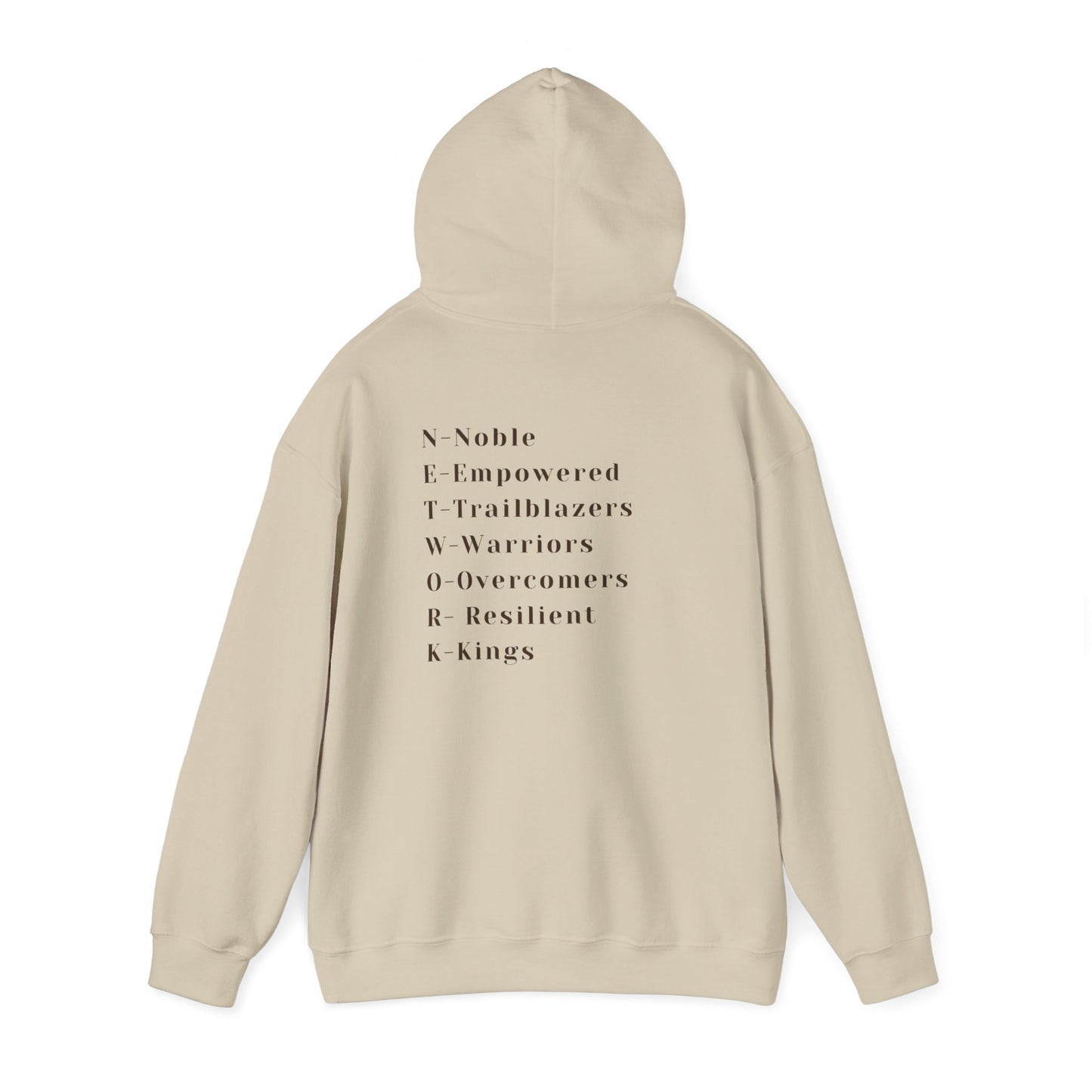 Hooded Sweatshirt - Brown Men 'Do' Network Fashion Forward Matching Spouse