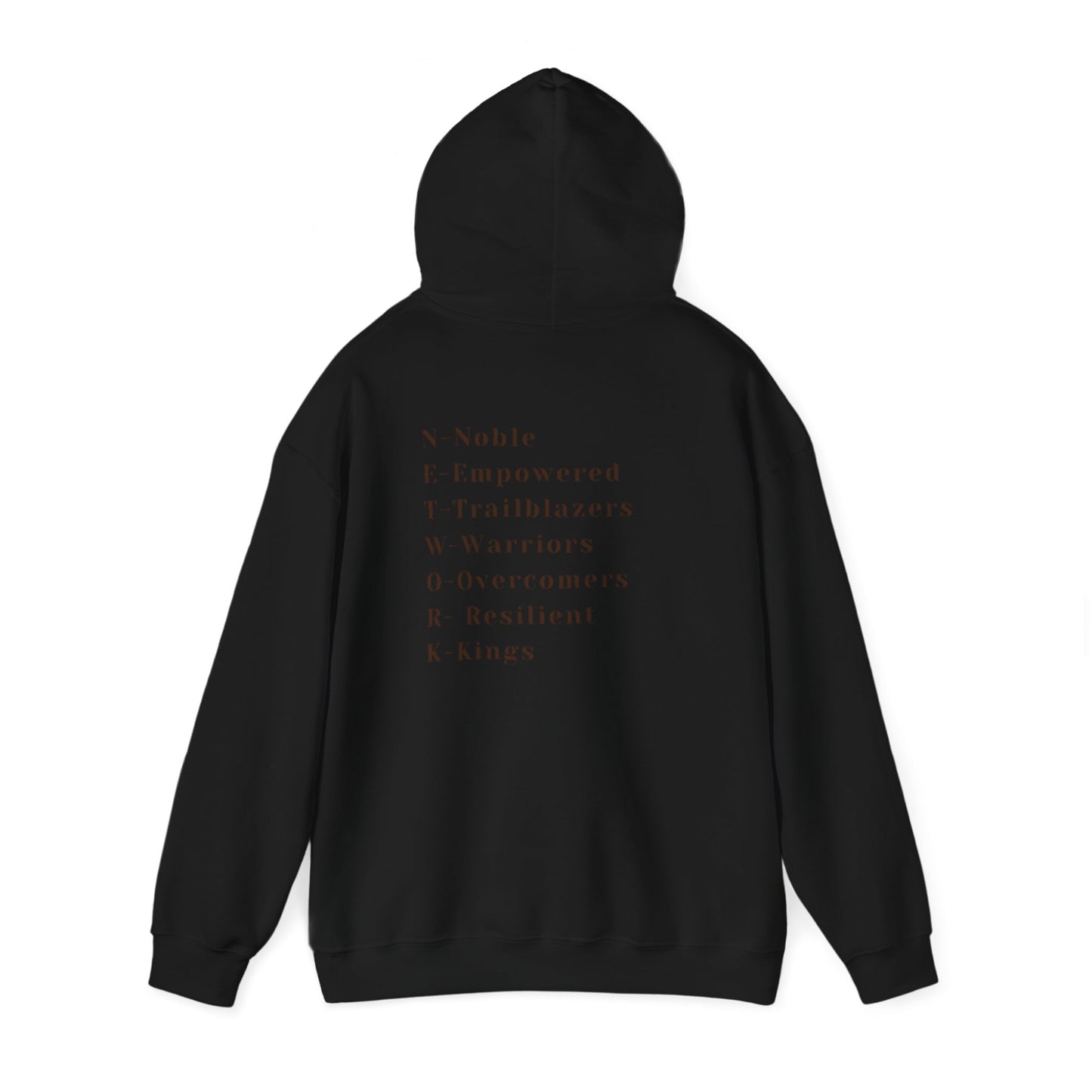 Hooded Sweatshirt - Brown Men 'Do' Network Fashion Forward Matching Spouse