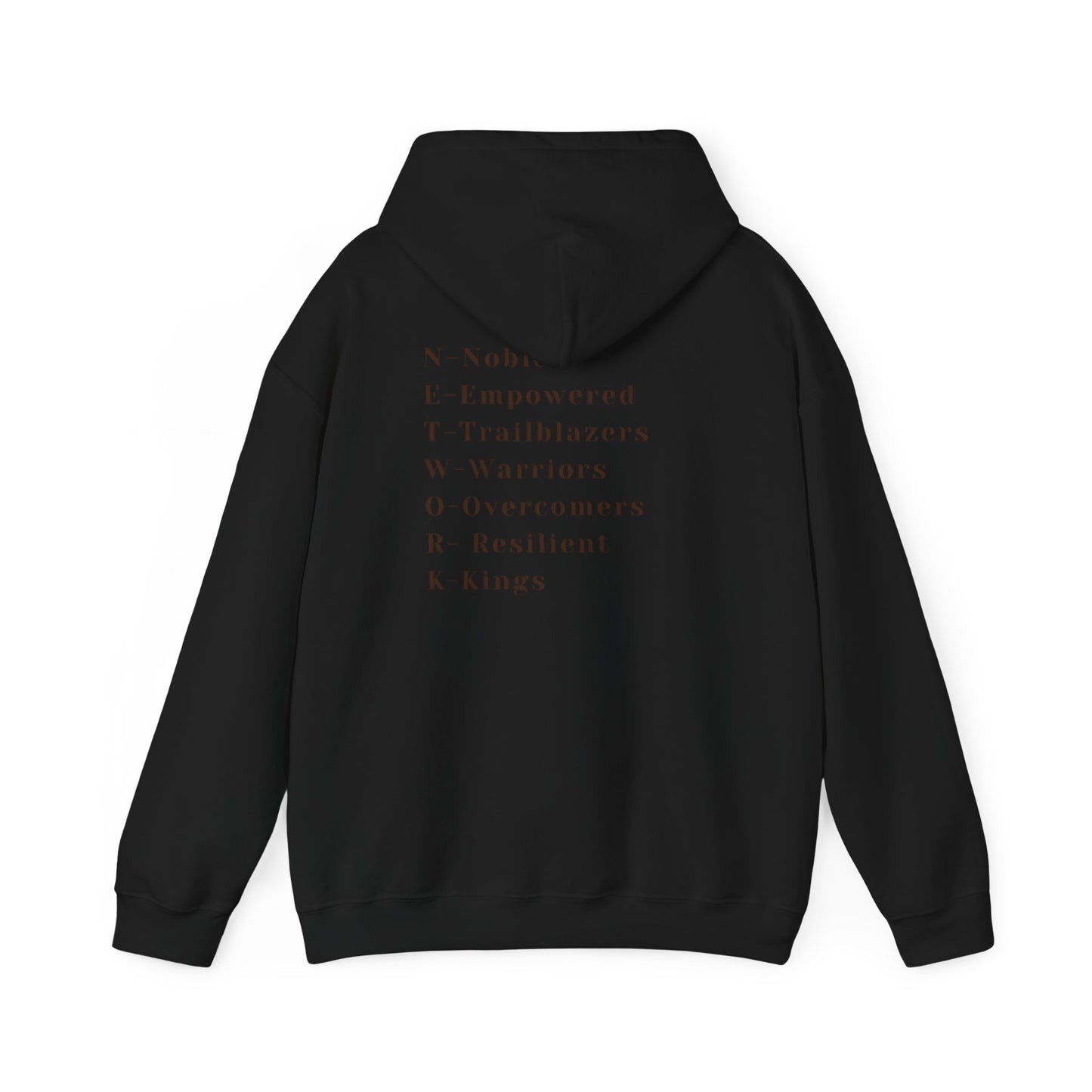 Hooded Sweatshirt - Brown Men 'Do' Network Fashion Forward Matching Spouse